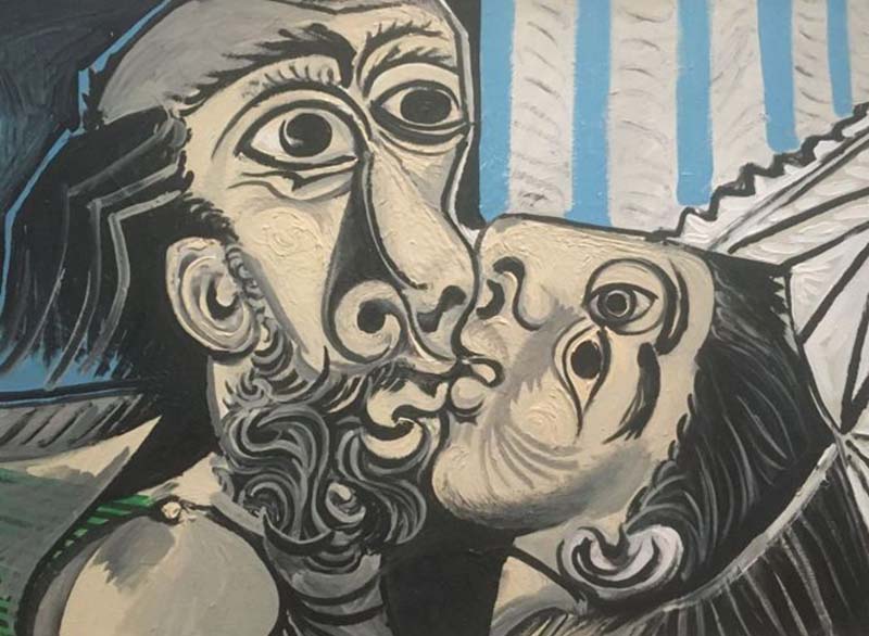 Pablo Picasso, Il bacio, Mougins, 26 ottobre 1969. Musée national Picasso, Paris © Succession Picasso 2019