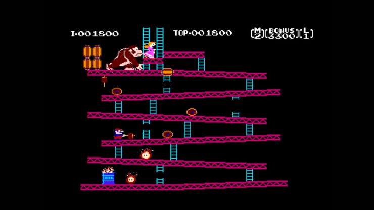 Super Mario in Donkey Kong (1981)